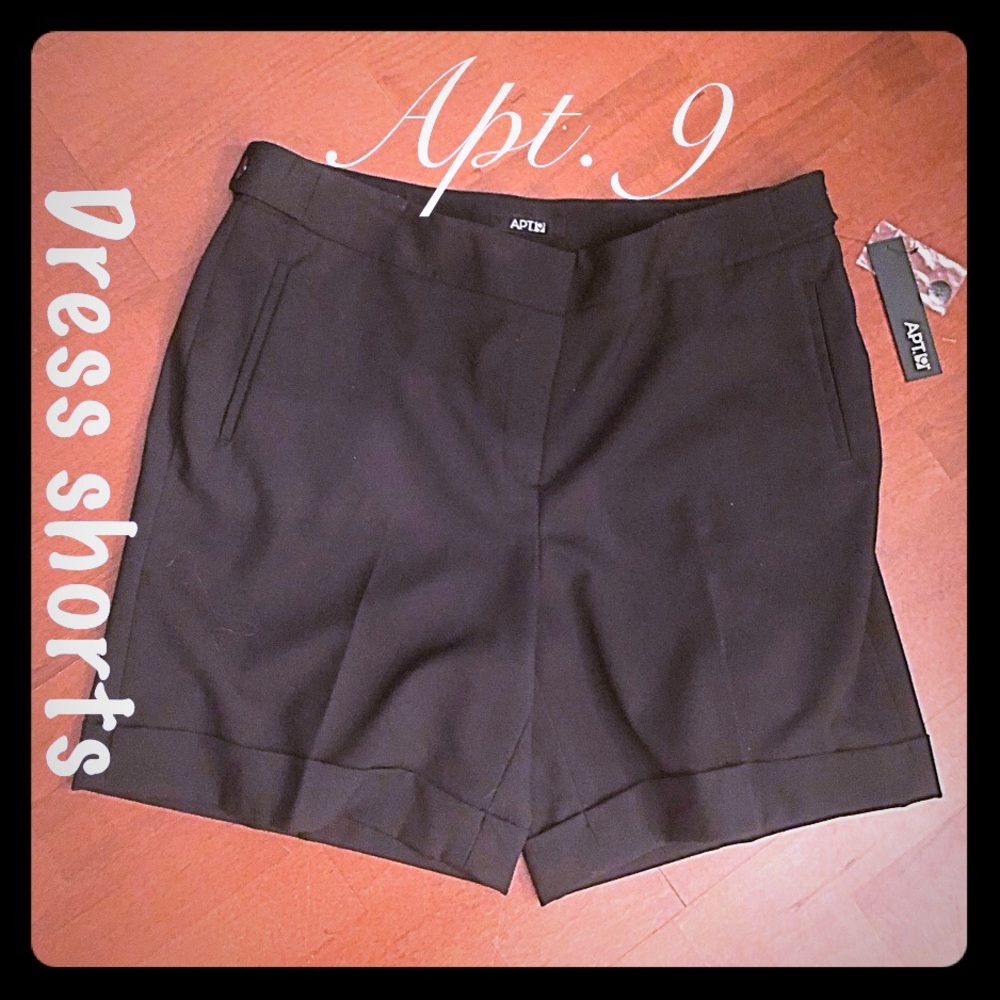 🥰Apt.9 cuffed dress shorts size 14 NWT